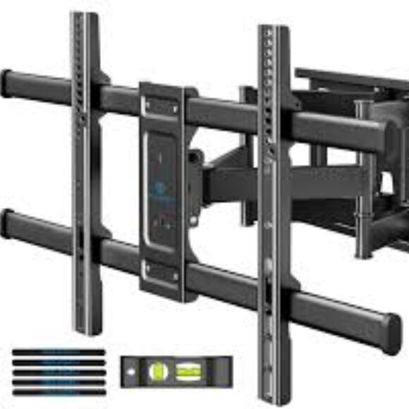 PERLESMITH Full Motion TV Wall Mount for 37-82 inch Flat Screen TVs up to 132 lb - Picture 1 of 5